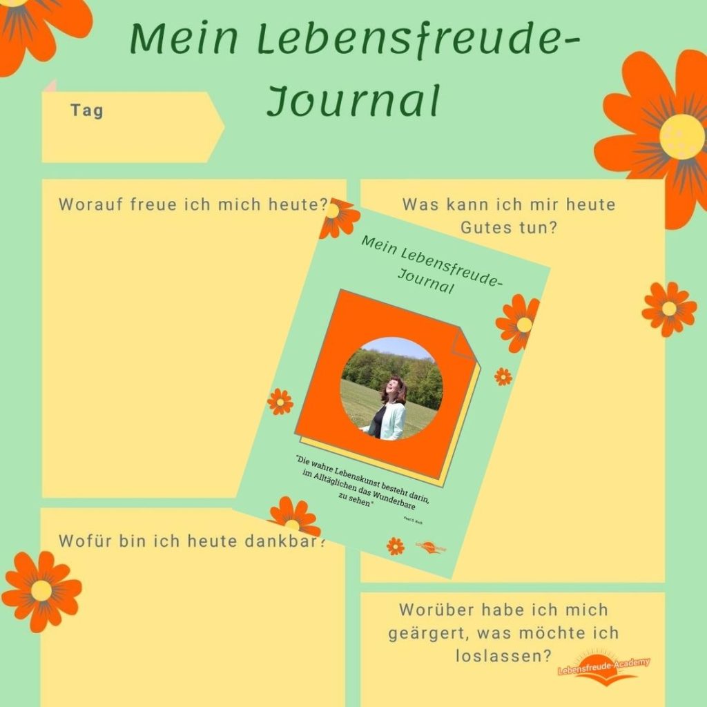 Mein Lebensfreude-Journal - Lebensfreude wiederfinden - Lebensfreude-Academy