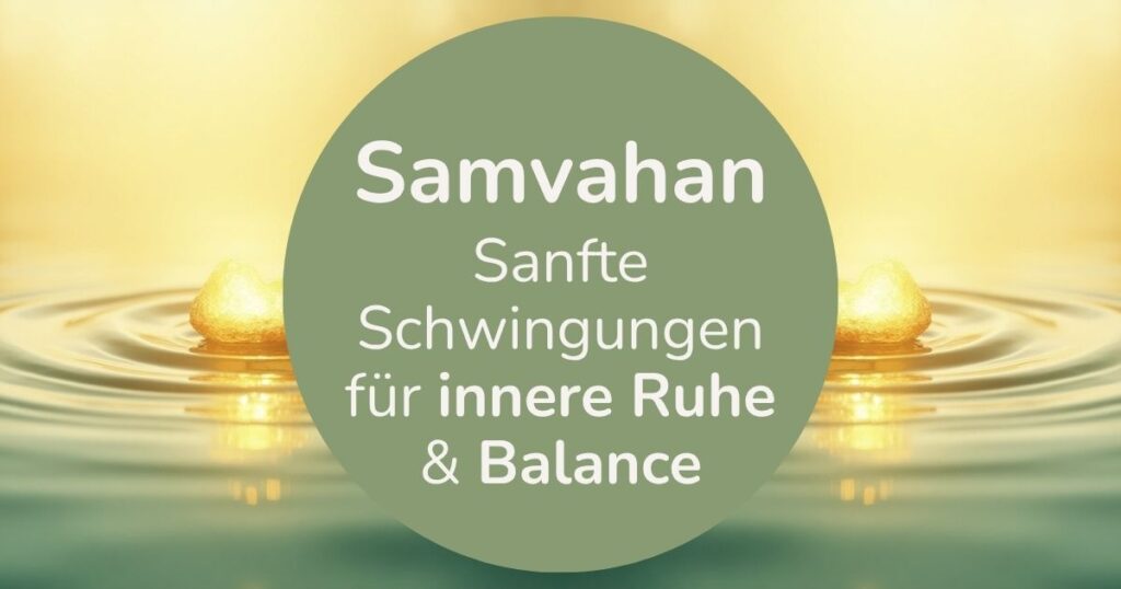 Goldener Wassertropfen mit sanften Wellen symbolisieren Ruhe und Transformation - Samvahan Behandlung, eine sanfte Methode für innere Ruhe und Balance