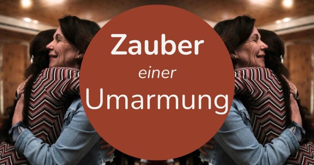 Zwei Menschen umarmen sich liebevoll — symbolisch für Nähe, Geborgenheit und Verbundenheit — vor einem ruhigen Hintergrund.- Lebensfreude-Academy - Der Zauber einer Umarmung